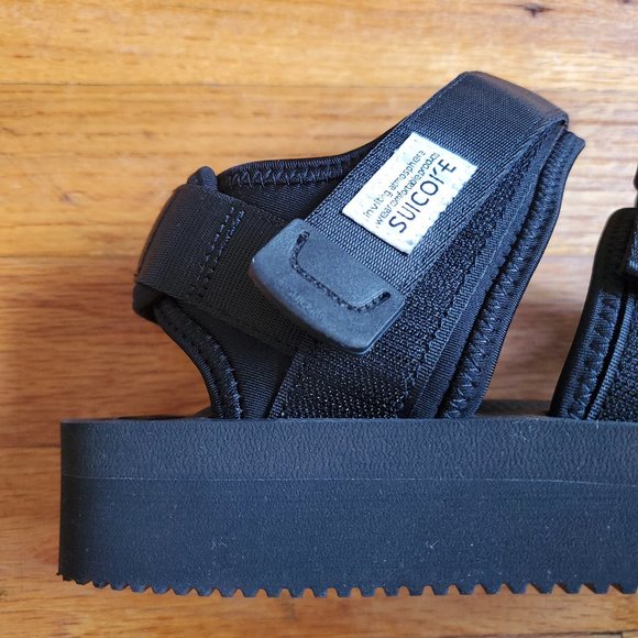 (NWT) Suicoke Kisee-V Black, scog-044v-black, Men's 7 / Women's 9 - Picture 5 of 8